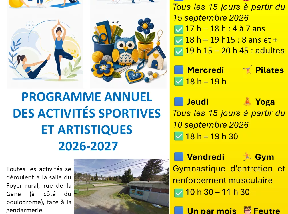 Affiche foyer rural 2027