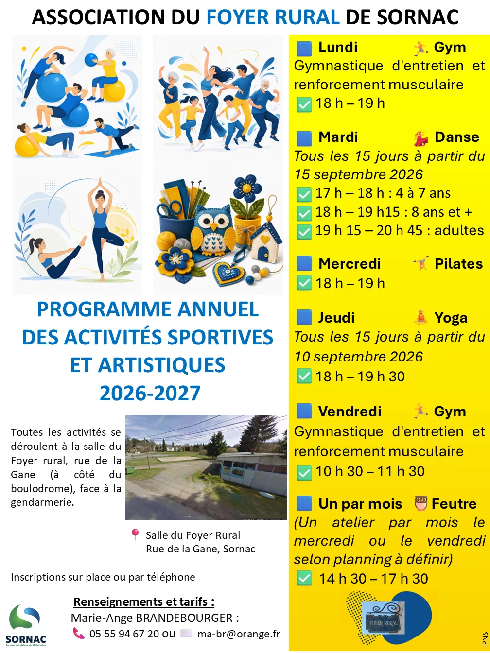 Affiche foyer rural 2027