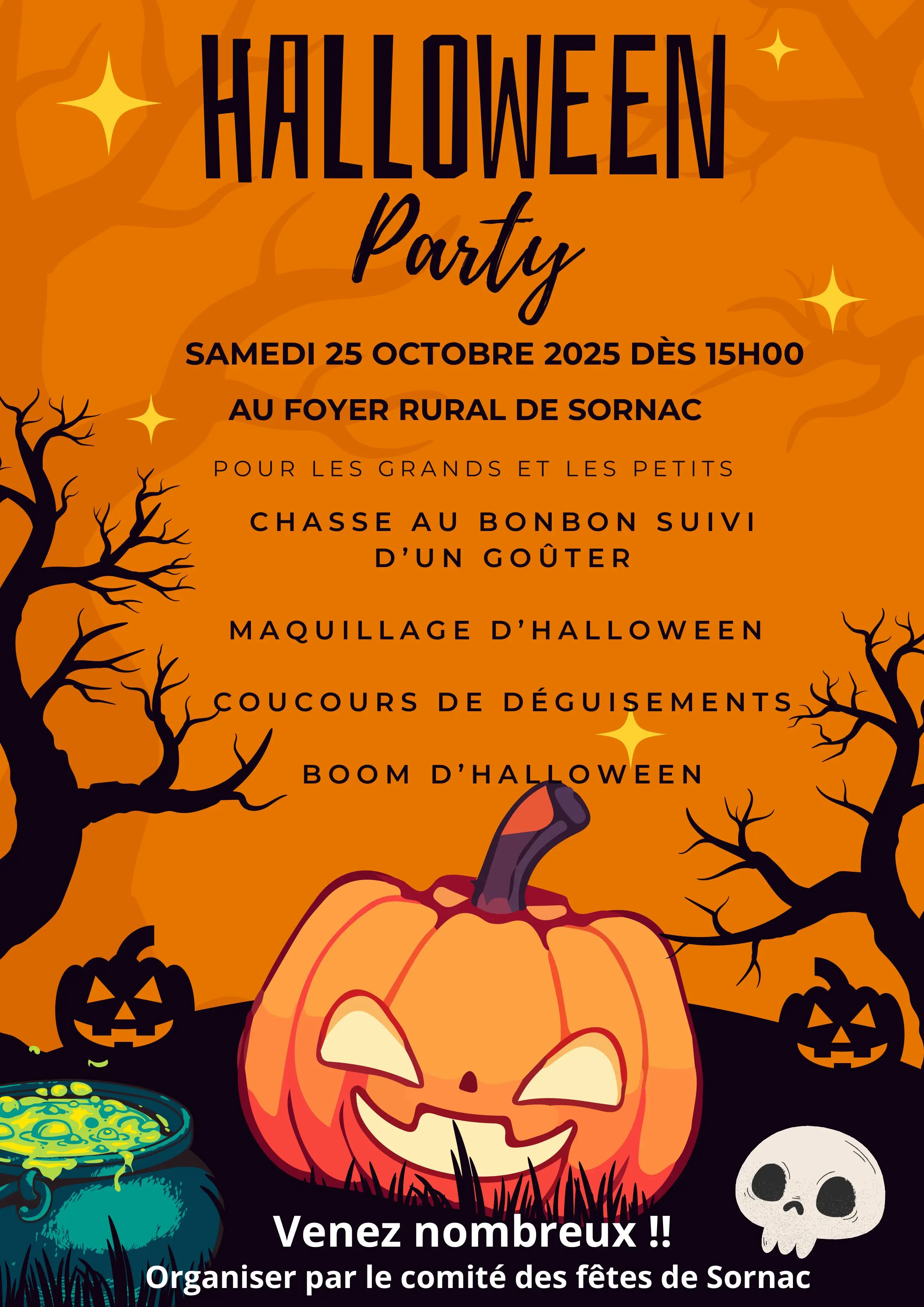 Halloween affiche 2025