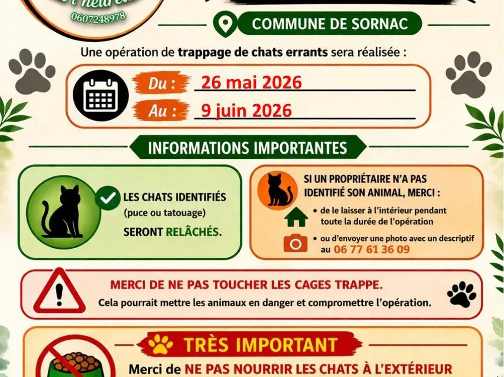 Campagne de trappage à Sornac, La Vialle