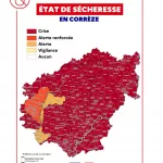 Etat de sécheresse Corrèze