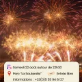 Feu d'artifice samedi