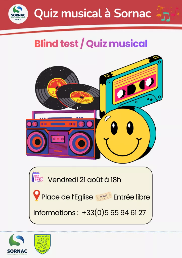 Quiz musical vendredi