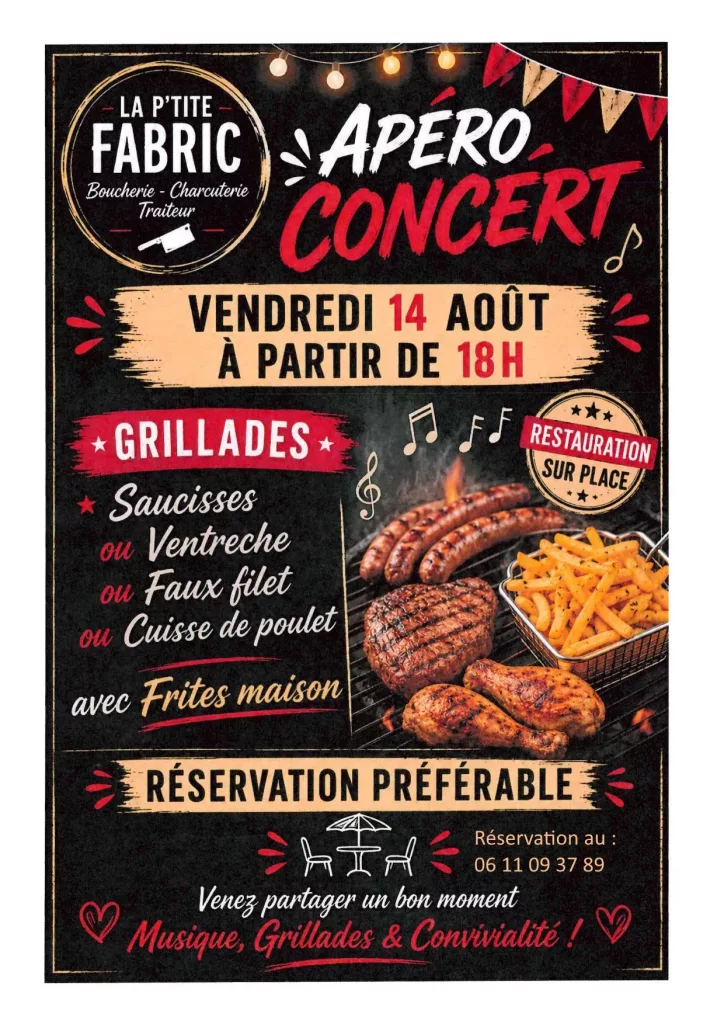 Apéro concert P'tite Fabric