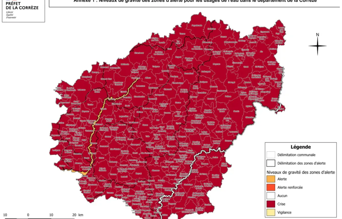 Carte sécheresse