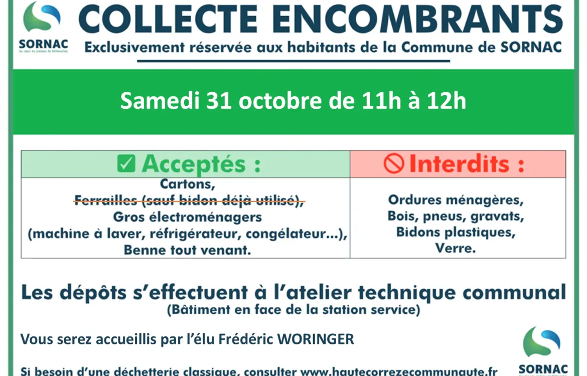 Collecte encombrants