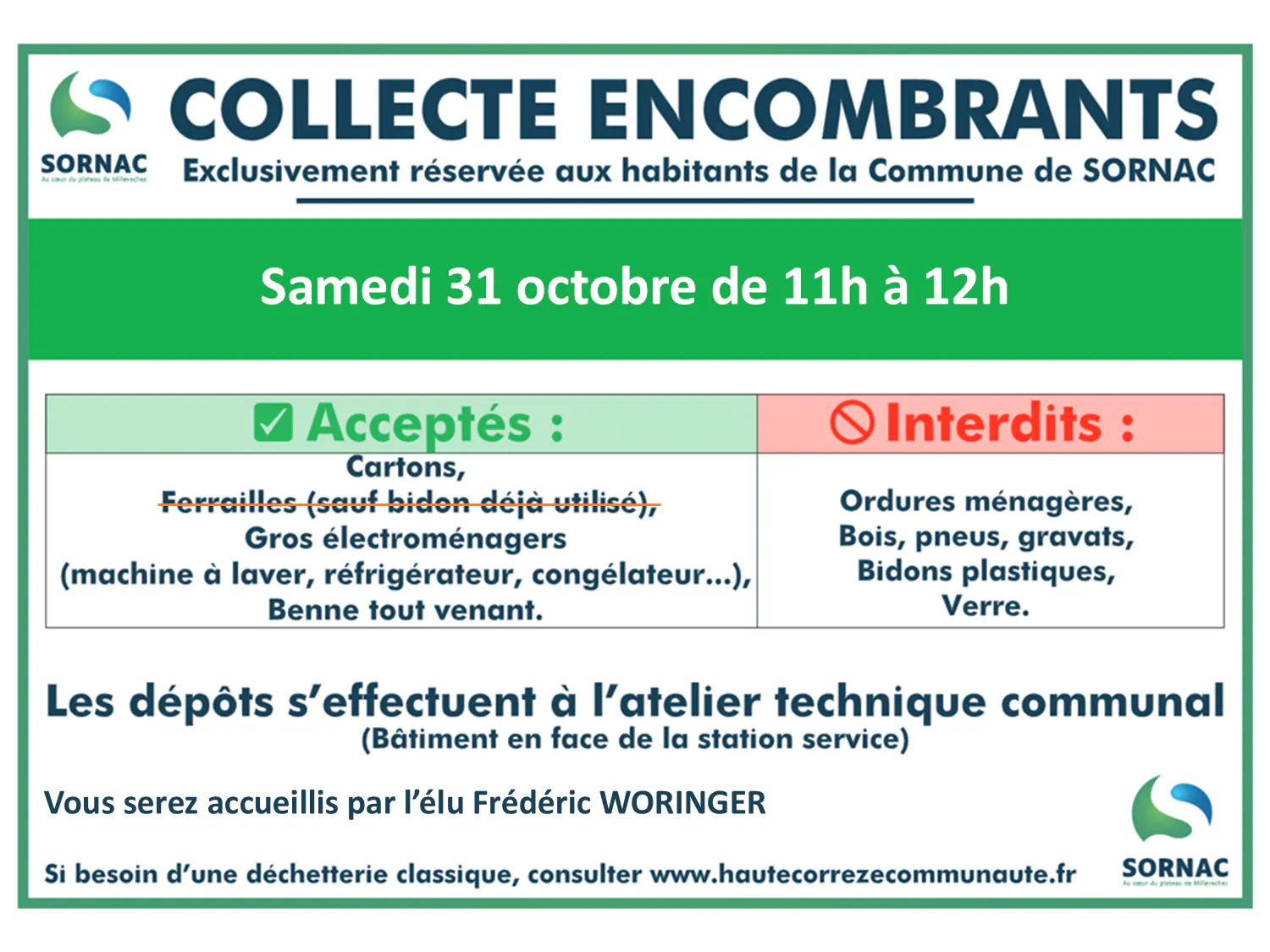Collecte encombrants