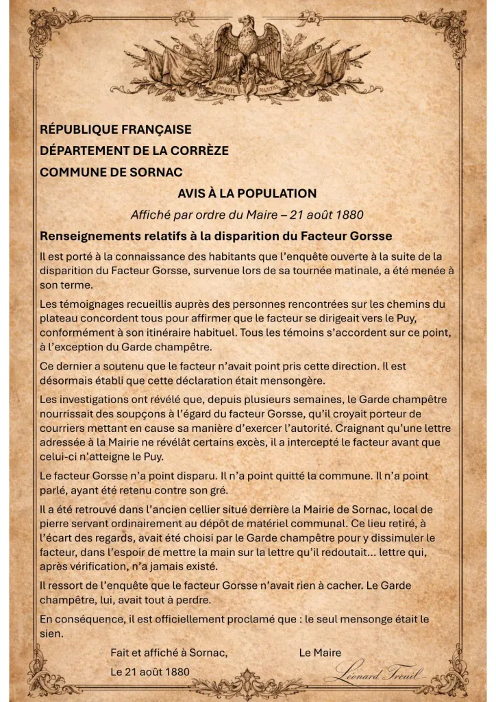 La conclusion
